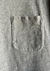 Quince Men’s L 100% Organic Cotton Pocket Tee T Shirt Heather Gray Large
