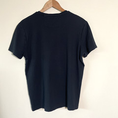Banana Republic Men’s Luxury Touch V-Neck Black T-Shirt Sz Medium Cotton Casual