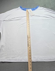 Songling New Trend Mens Pullover Shirt XL White Blue NWT