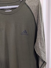 Adidas Ultimate Long Sleeve Shirt Two Tone Green XL