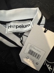 HOPEIUM MESH FOOTBALL TEE BLACK Small NWT MSRP $220