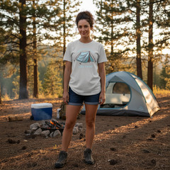 There Isn’t Anything Like Camp Tent Graphic T Shirt