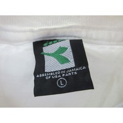 Vintage NWOT Y2K DIADORA SOCCER Men’s Large Dropped Logo T-Shirt