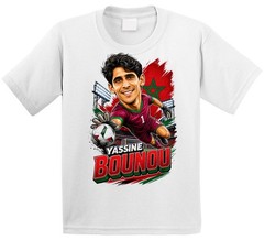 Yassine Bounou, Morocco Caricature Soccer 2026 T Shirt