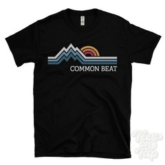 COMMON BEAT RETRO LOGO PARODY T-SHIRT andover hampshire england