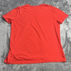 Lacoste Shirt Men 2XL Red Regular Fit Pima Cotton RN87651 V Neck Croc Patch Logo