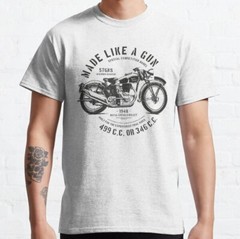 Royal Enfield Bullet 1948 – T-shirt Design – Gun Metal Grey Classic T-Shirt