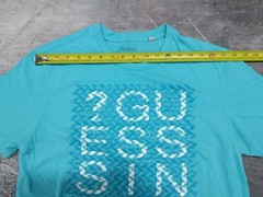 Guess T Shirt Guess Los Angeles ? Guess Since 1981 Blue Cyan White logo