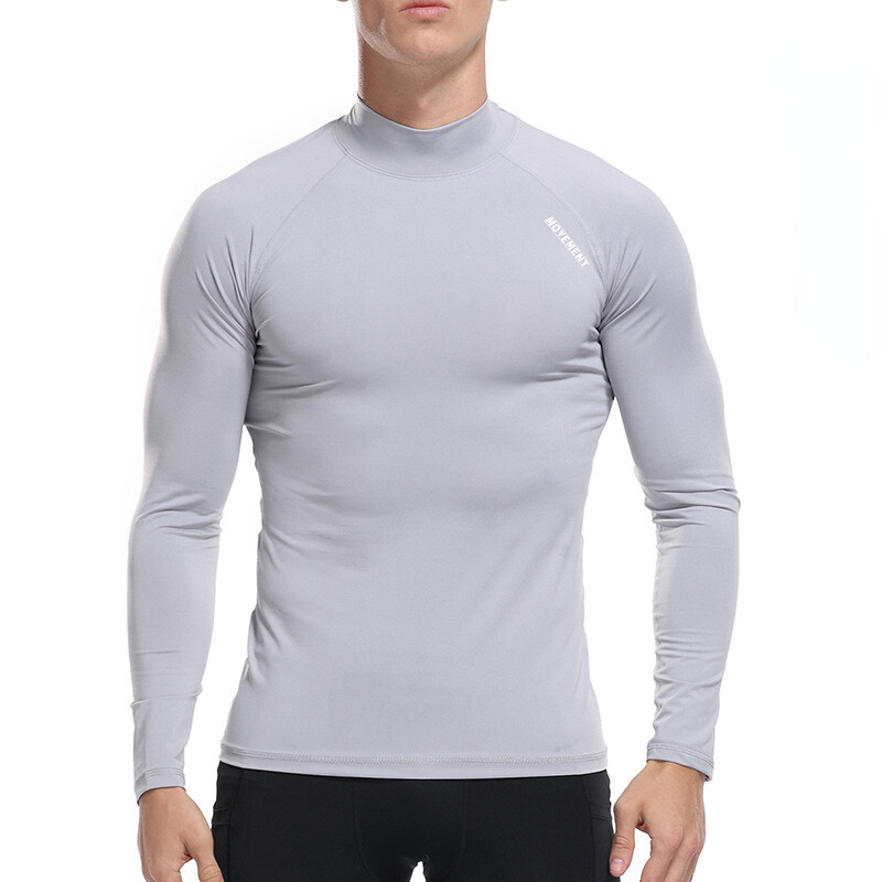 Zonbailon men’s t-shirt sports quick drying bottoming T-shirt long sleeve