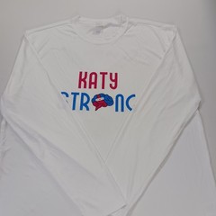 Sport-Tek ST350LS Katy Strong Men XL White Long Sleeve PosiCharge Competitor Tee