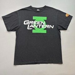 Green Lantern Shirt Mens Large Black DC Comics Reeses Movie Promo Ryan Reynolds