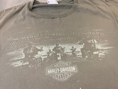 Harley Davidson 2013 Stonewashed Fairbanks Alaska Distressed TShirt Mens Size XL