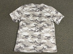 Gymshark Shirt Men’s Size XL Gray Camo Stretch Performance Outdoors Activewear