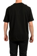 Versace Men’s Black & Barocco Logo Print Short Sleeve T-Shirt US 2XL IT 56
