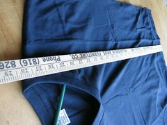 Gemrock Short Sleeve Plain Blue V T-shirt SunWear Fashion Large 100% Cotton