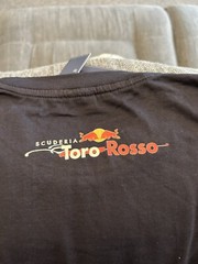 Red Bull Scuderia Toro Rosso Marine Buemi Black T-Shirt L F1 Formula One NEW