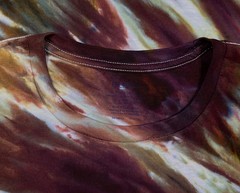 Handmade Ice Tie Dye T-Shirt XL Mens Womens Soft Cotton Plum Twist