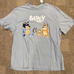 Old Navy BLUEY NWT Short Sleeve T Shirt Women Bingo Mum Dad Dog Adult XL