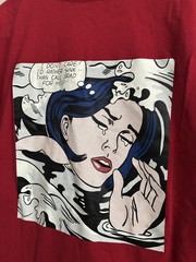 Vintage Roy Lichtenstein Uniqlo I Don’t Care I’d Rather Sink T-shirtSize L