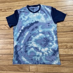 HOLLISTER California Tie Dye T Shirt Men M Light Purple Blue Hippie Retro Boho M