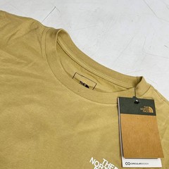 THE NORTH FACE Evolution Box NSE Regular Short Sleeve Shirt Men’s Sz L Khaki Sto