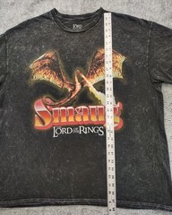 Vintage Smaug Hobbit Lord Of The Rings Movie Promo T-shirt XL Black Crystal Wash