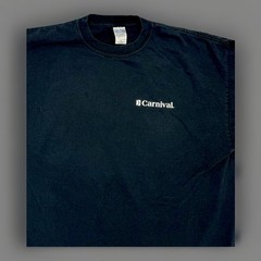 Carnival Cruise Line Graphic T-Shirt Men’s 2XL Black Heavyweight Cotton