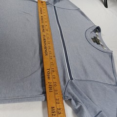 Method Blue T-Shirt Men’s M Crew Neck Short Sleeve Poly Cotton Blend