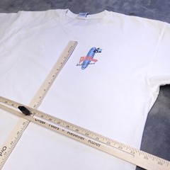 Vtg 90s Planet Hollywood Waikiki Beach Hawaii XL Shirt White Surf Stars Made USA