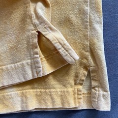VTG 2000s Aeropostale Blank T Shirt Mens XL Yellow Acid Wash Short Sleeve Y2k