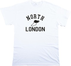 North London Retro Track T-Shirt – Running, College, Souvenir, Various Colours