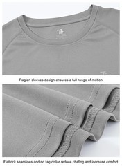 Men’s Hiking Shirts Waterproof Dry Fit Athletic T-Shirts SPF Long Sleeve Safa…