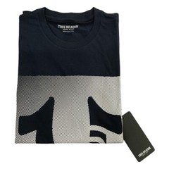 MSRP $59.99 NWT TRUE RELIGION MEN’S NAVY CREW NECK SHORT SLEEVE T-SHIRT SIZE L