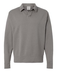 Comfortwash By Hanes Unisex Garment-Dyed Polo Collar Sweatshirt – GDH490