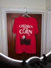 Children Of The Corn Shirt Men’s Red Horror Movie Tee L