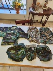 Jr GI clothing lot of 7. See sizes in description