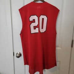Vintage Don Alleson Athletic Mens XL Kansas City Jersey Shirt V Neck Made in USA