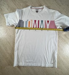 Tommy Hilfiger Men’s Size Small Flag Colorful Short Sleeve T-Shirt 100 Cotton S