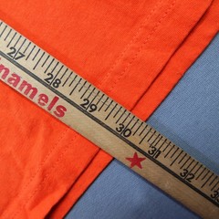VTG Bayside T-Shirt XL Orange Blank Heavy Weight 100% Cotton Short Sleeve USA