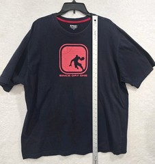 And1 Men’s Y2K Black Basketball Short Sleeve T-shirt Size XL “Since Day One”