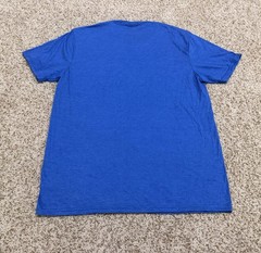 District Perfect Tri Adult Short Sleeve T-Shirt Blue Size L