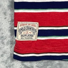 Polo Ralph Lauren Mens Large Classic Fit Striped Pocket T-Shirt Red Blue NWOT
