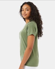 Hanes 5170 5XL EcoSmart Crewneck Short Sleeve Tee Pit to Pit 31″ Heather Green