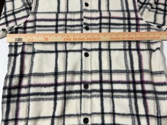 Alpine Designs Black Cream Plaid Heavyweight Shacket Jacket L Outdoors Warm