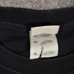 Fruit of the Loom I Heart NY T-Shirt Mens XL Black Big Apple Graphic VTG READ