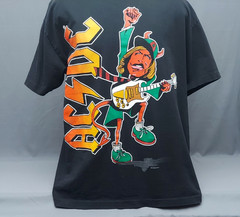 Vintage AC/DC Shirt Size XL 2000 Single Stitch Angus Young Band Tee Y2K