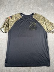 Nike Dri-fit Carolina Panthers Salute To Service NFL On Field Shirt XXL Camo