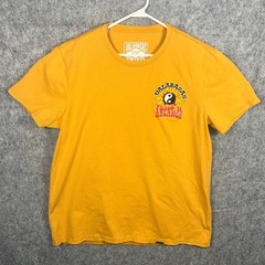 Valabasas Vintage Peace N Balance Graphic T-Shirt Men’s XL Yellow Short Sleeve