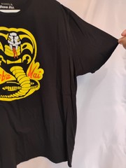 Bioworld Sony Cobra Kai Mens 2XL 50-52 Black Tshirt Short Sleeve