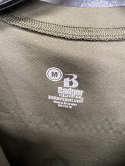 USMC 1st Battalion 1st Marines Unit Short Sleeve Badger Sport Shirt Size Medium